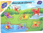 Playwoods Ahşap Tutmalı Dinozorlar Dünyası Puzzle