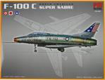 Pm Model 1/72 North American F-100 C Super Sabre Savaş Uçağı Maketi