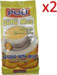 Poli Sütlü Muz Aromalı İçecek Tozu 250 G X 2 Adet