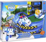 Poli/83385 Robocar Poli Fırlatıcılı Ve Virajlı Yol Seti