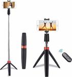 Polygold Y9 Bluetooth Selfie Çubuğu - Katlanabilir Tripod Tüm Telefonlar Için