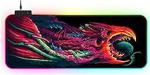 PORGE Full RGB Büyük 90x40 cm XXL Gaming Işıklı Oyuncu Mousepad