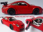 Porsche 911 Di̇ecast Metal Model Far Stop Yanar Ses Efektli̇ 14Cm Araba