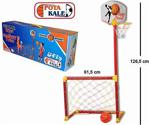 Portatif Pota Ve Kale Basketbol Potası Top Ve Futbol Kalesi Çocuk Pota Kale Spor Oyuncak Orijinal