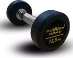 Power Hand Profesyonel Kauçuk Kaplı Olimpik Dumbell 12.5 Kg