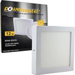 Powermaster 12 Watt Siva Üstü 6500K Beyaz Kare 175Mm Slim Led-Eco Spot Panel