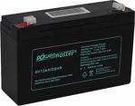 Powermaster 6 Volt 12 Amper Akü (150X50X94 Mm)