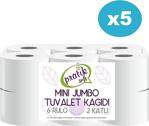 Pratiksoft 5 Koli Mini Jumbo Tuvalet Kağıdı 60 Rulo