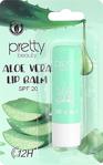 Pretty Beauty Lip Balm Aloe Vera Dudak Koruyucu Dudak Bakım Kremi