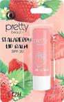 Pretty Beauty Lip Balm Çilekli Dudak Koruyucu Dudak Bakım Kremi