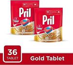 Pril Gold 36 Adet 2'li Paket Bulaşık Makinesi Tableti