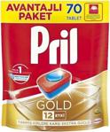 Pril Gold 70 Adet 4'Lü Paket Bulaşık Makinesi Tableti