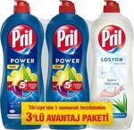 Pril Limon 675 Gr 2'Li + Aleo Vera Losyonlu 675 Gr Sıvı Bulaşık Deterjanı