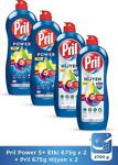 Pril Power 5 Etki 675 Gr Limon 2'Li + Hijyen 675 Gr 2'Li Sıvı Bulaşık Deterjanı