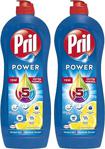 Pril Power 5 Etki Limon Kokulu Elde Sıvı Bulaşık Deterjanı 2 X 675 G