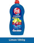 Pril Power 5+ Etki Sıvı Elde Bulaşık Yıkama Deterjanı Limon 1350 Gr