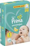 Prima Aftif Bebek 1 Numara Yenidoğan 68 Adet Ekonomik Paket Bebek Bezi