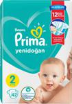 Prima Aktif Bebek 2 Numara Mini 42'Li Bebek Bezi