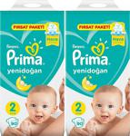 Prima Aktif Bebek 2 Numara Mini 90 Adet 2'li Paket Bebek Bezi