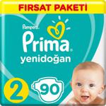 Prima Aktif Bebek 2 Numara Mini 90 Adet Fırsat Paketi Bebek Bezi