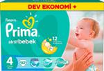 Prima Aktif Bebek 4 Beden Maxi 82 Adet Bebek Bezi