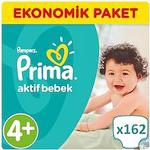 Prima Aktif Bebek 4+ Numara 54 Adet 3'lü Paket Bebek Bezi