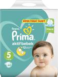 Prima Aktif Bebek 5 Numara Junior 60 Adet Bebek Bezi