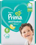 Prima Aktif Bebek 6 Numara Extra Large 23 Adet Bebek Bezi