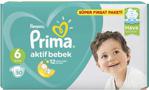 Prima Aktif Bebek 6 Numara Extra Large 50 Adet Süper Fırsat Paketi Bebek Bezi