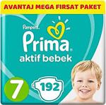 Prima Bebek Bezi Beden:7 (15+Kg) Xx Large 192 Adet Avantaj Mega Fırsat Pk