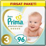 Prima Bebek Bezi Premium Care 3 Beden 90 Adet Midi Fırsat Paketi