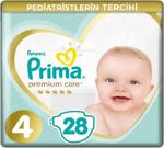 Prima Bebek Bezi Premium Care 4 Beden Maxi Ikiz Paket 9-14 Kg 28 Adet