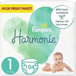 Prima Harmonie 1 Beden 26'Lı 4 Paket Bebek Bezi