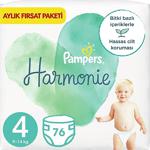 Prima Harmonie 4 Beden 19'Lu 4 Paket Bebek Bezi