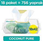 Prima Islak Havlu Mendil Aqua Pure Hindistan Cevizi 756 Yaprak