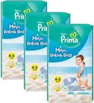 Prima Medium 4-5 Numara 9-15 kg 11'li 3 Paket Mayo Bebek Bezi