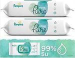 Prima Pampers Aqua Pure 48 Yaprak 2'Li Paket Islak Mendil