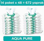 Prima Pampers Aqua Pure Islak Havlu Tekli 14X48Li