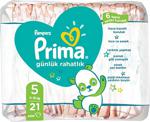 Prima Pampers Günlük Rahatlık 5 Numara 21'li Bebek Bezi