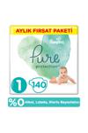 Prima Pampers Pure 1 Numara Yenidoğan 140'lı Aylık Fırsat Paketi