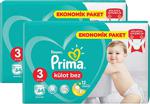 Prima Pants 3 Numara Midi 64 Adet 2'li Paket Külot Bez