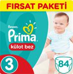 Prima Pants 3 Numara Midi 84 Adet Fırsat Paketi Külot Bez