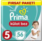 Prima Pants 5 Numara Junior 56'lı Fırsat Paketi Külot Bez