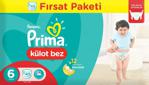 Prima Pants 6 Numara Extra Large 45'li Fırsat Paketi Külot Bez