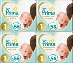 Prima Premium Care 1 Numara Yenidoğan 56 Adet 4'lü Paket Bebek Bezi