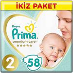 Prima Premium Care 2 Beden Mini 58 Adet Bebek Bezi