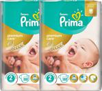 Prima Premium Care 2 Numara Mini 88'li 2 Paket Bebek Bezi