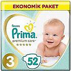 Prima Premium Care 3 Beden Ekomik Paket 6-10kg 1 Paket 52 Adet