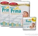 Prima Premium Care 3 Beden Midi 160 Adet Bebek Bezi