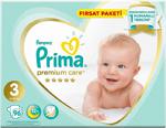 Prima Premium Care 3 Numara Midi 96'lı Bebek Bezi